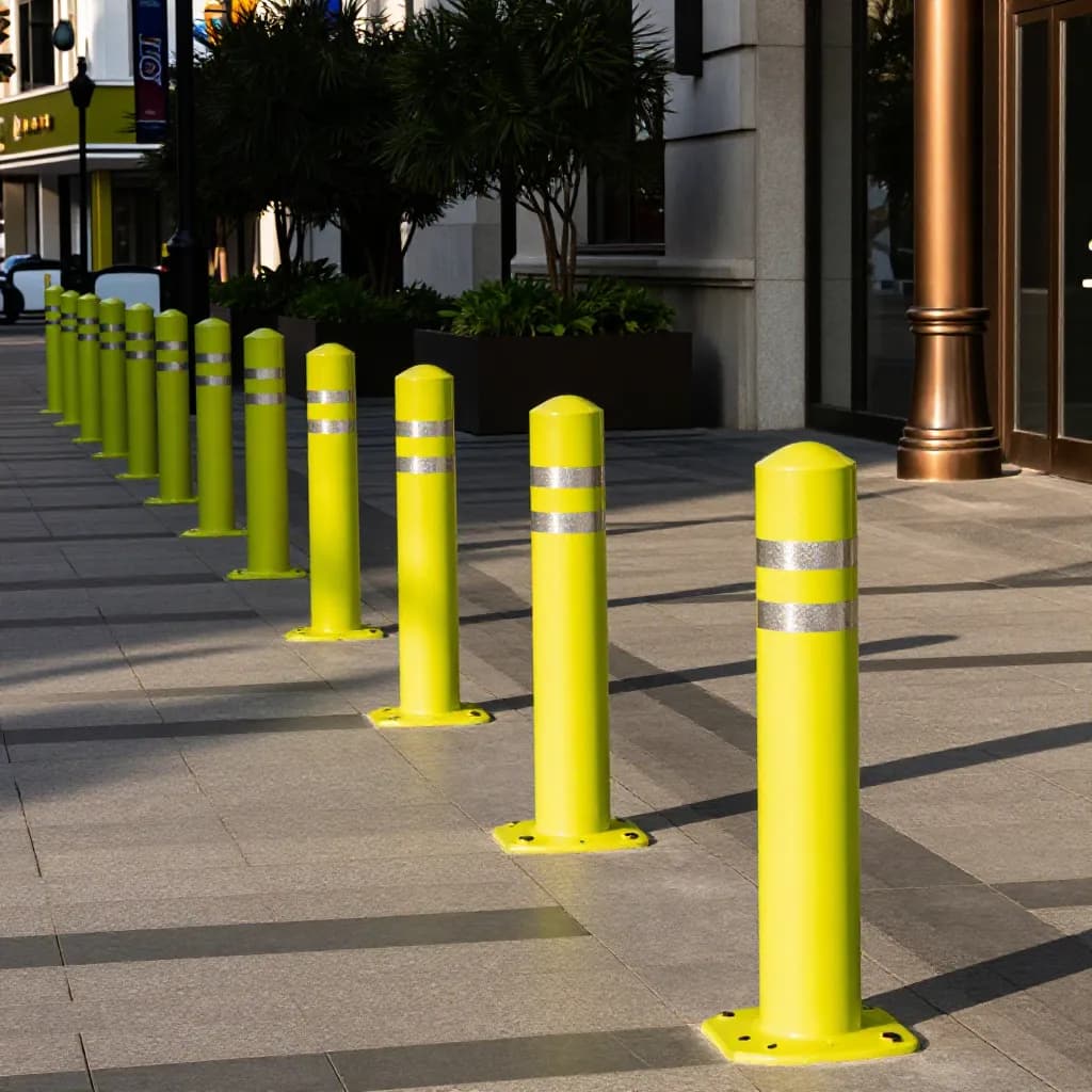 Powder Coating for Bollards and Barriers: Impact Resistance, Security, Decorative, and Heritage Applications