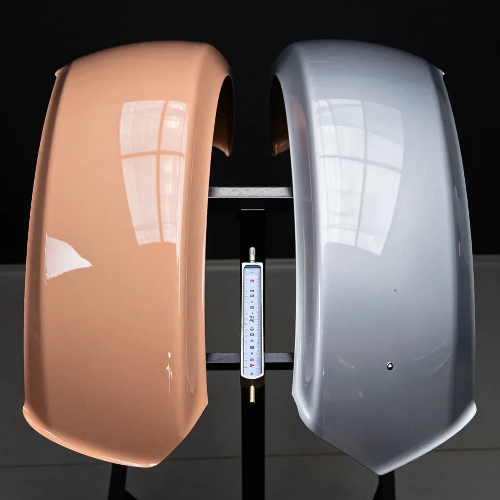 Powder Coating vs Acrylic Paint: Automotive Clear Coats, Weathering, and DOI